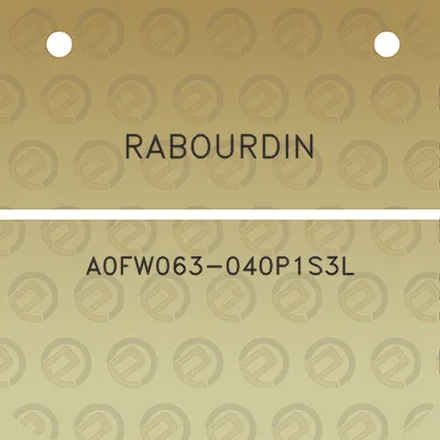 rabourdin-a0fw063-040p1s3l