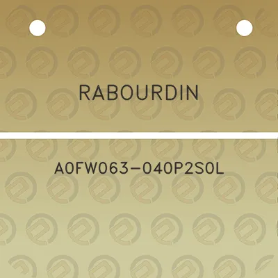 rabourdin-a0fw063-040p2s0l