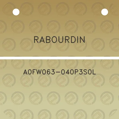 rabourdin-a0fw063-040p3s0l