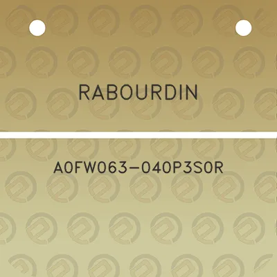 rabourdin-a0fw063-040p3s0r