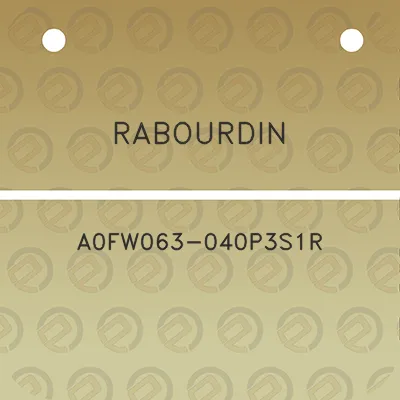 rabourdin-a0fw063-040p3s1r