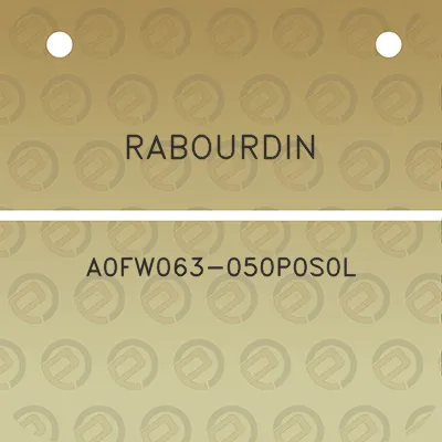 rabourdin-a0fw063-050p0s0l