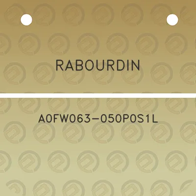 rabourdin-a0fw063-050p0s1l