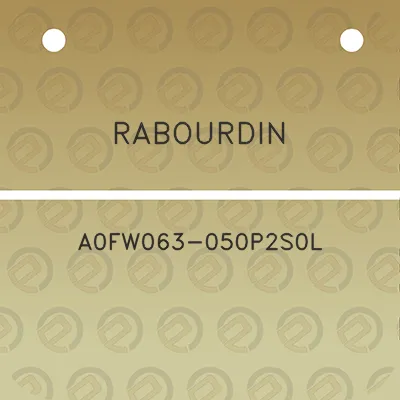 rabourdin-a0fw063-050p2s0l