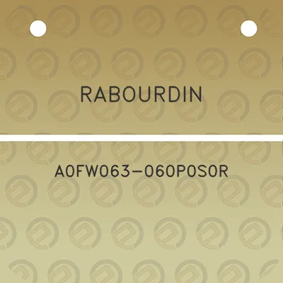 rabourdin-a0fw063-060p0s0r