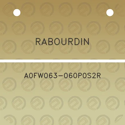 rabourdin-a0fw063-060p0s2r