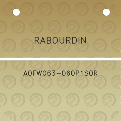 rabourdin-a0fw063-060p1s0r