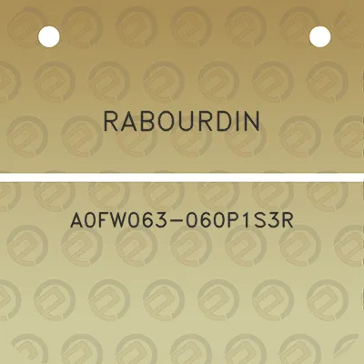 rabourdin-a0fw063-060p1s3r