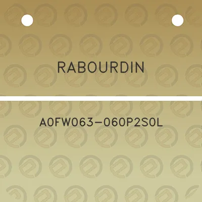 rabourdin-a0fw063-060p2s0l