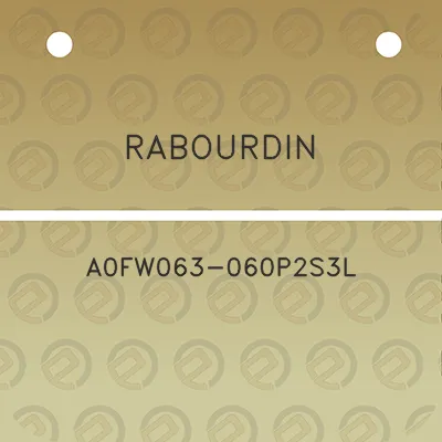 rabourdin-a0fw063-060p2s3l