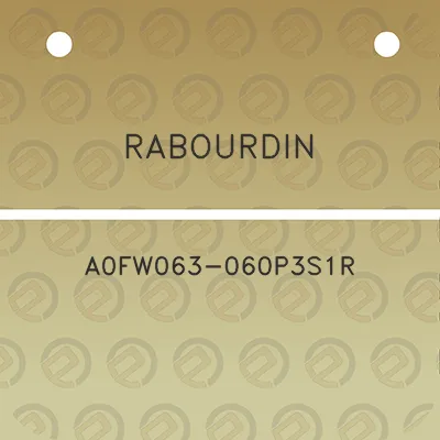 rabourdin-a0fw063-060p3s1r