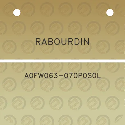 rabourdin-a0fw063-070p0s0l