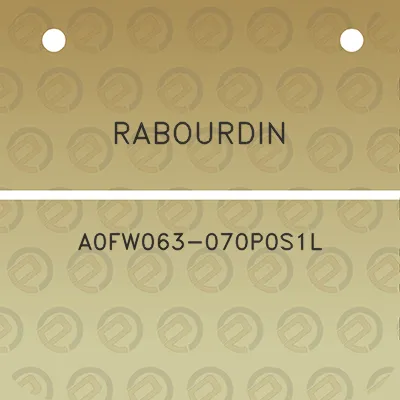 rabourdin-a0fw063-070p0s1l