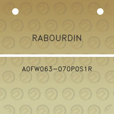 rabourdin-a0fw063-070p0s1r