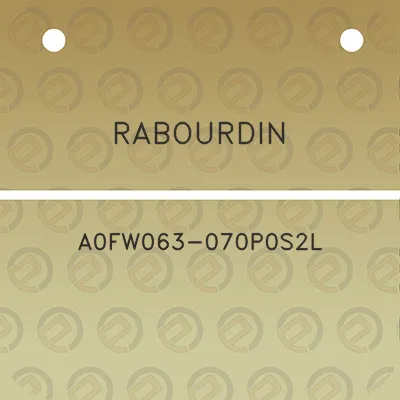 rabourdin-a0fw063-070p0s2l