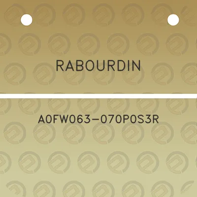 rabourdin-a0fw063-070p0s3r