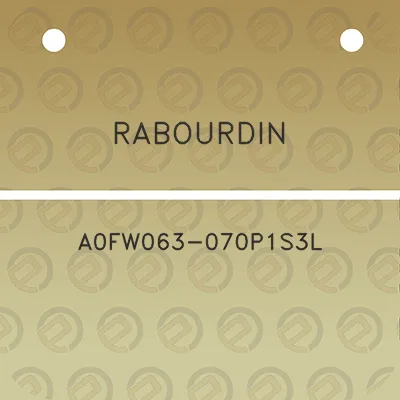 rabourdin-a0fw063-070p1s3l