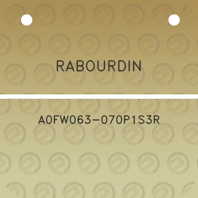 rabourdin-a0fw063-070p1s3r