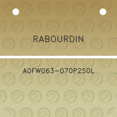 rabourdin-a0fw063-070p2s0l