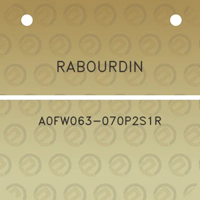 rabourdin-a0fw063-070p2s1r