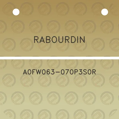 rabourdin-a0fw063-070p3s0r