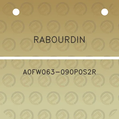 rabourdin-a0fw063-090p0s2r