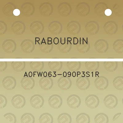 rabourdin-a0fw063-090p3s1r