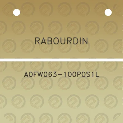 rabourdin-a0fw063-100p0s1l