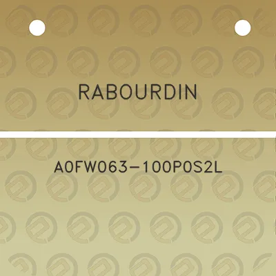 rabourdin-a0fw063-100p0s2l