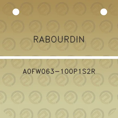 rabourdin-a0fw063-100p1s2r