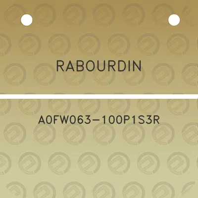 rabourdin-a0fw063-100p1s3r