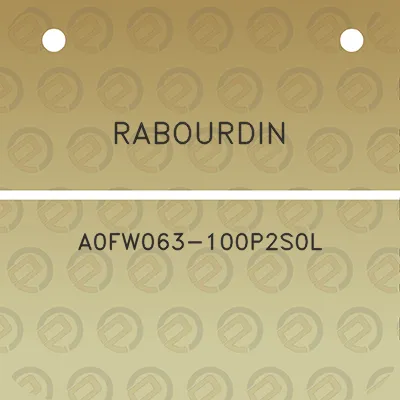 rabourdin-a0fw063-100p2s0l