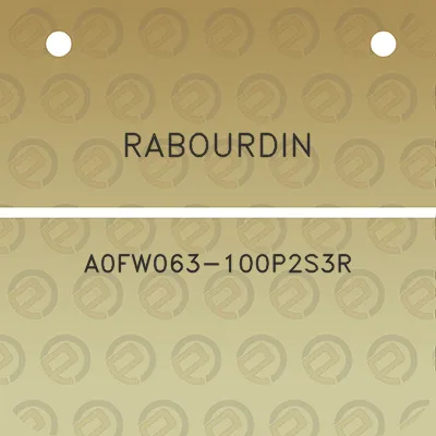 rabourdin-a0fw063-100p2s3r