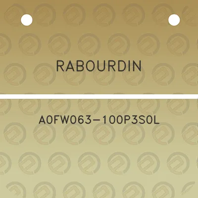 rabourdin-a0fw063-100p3s0l