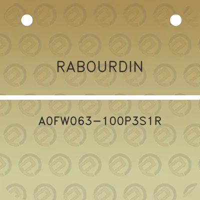 rabourdin-a0fw063-100p3s1r