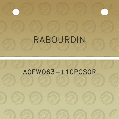 rabourdin-a0fw063-110p0s0r