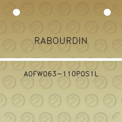 rabourdin-a0fw063-110p0s1l