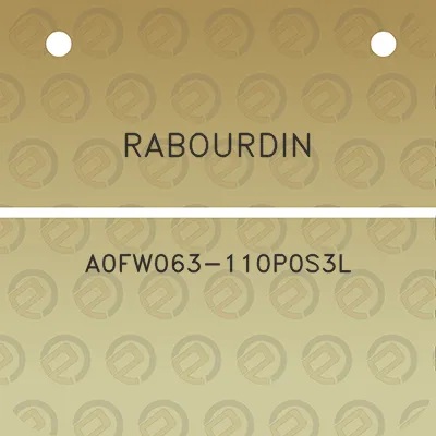 rabourdin-a0fw063-110p0s3l