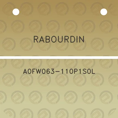 rabourdin-a0fw063-110p1s0l