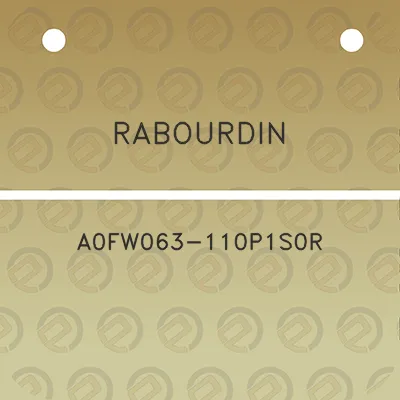 rabourdin-a0fw063-110p1s0r