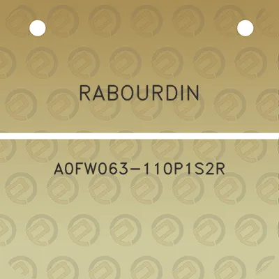 rabourdin-a0fw063-110p1s2r