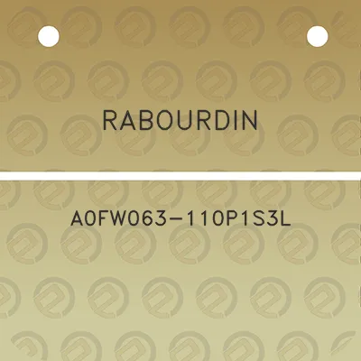 rabourdin-a0fw063-110p1s3l