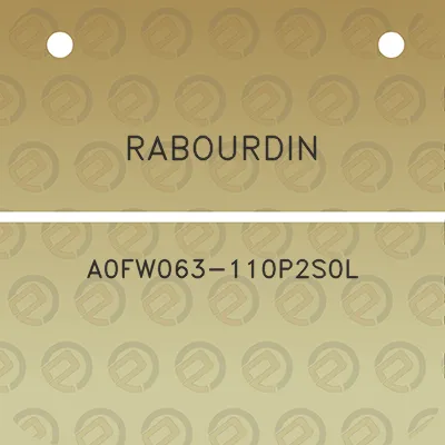 rabourdin-a0fw063-110p2s0l