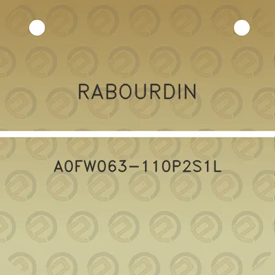 rabourdin-a0fw063-110p2s1l