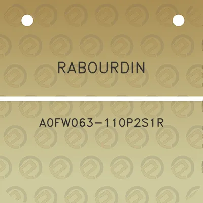 rabourdin-a0fw063-110p2s1r