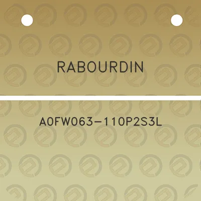 rabourdin-a0fw063-110p2s3l