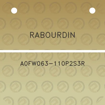 rabourdin-a0fw063-110p2s3r