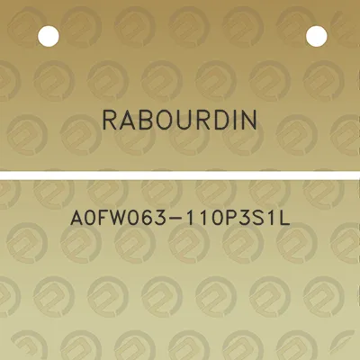 rabourdin-a0fw063-110p3s1l