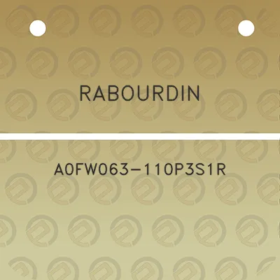 rabourdin-a0fw063-110p3s1r