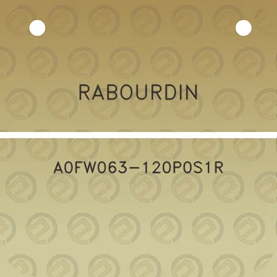 rabourdin-a0fw063-120p0s1r